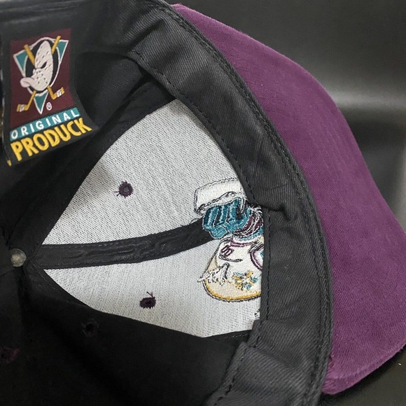 Original Produck Mighty Ducks Wild Wing Flashblade Embroidered Strapback - Picture 7 of 7